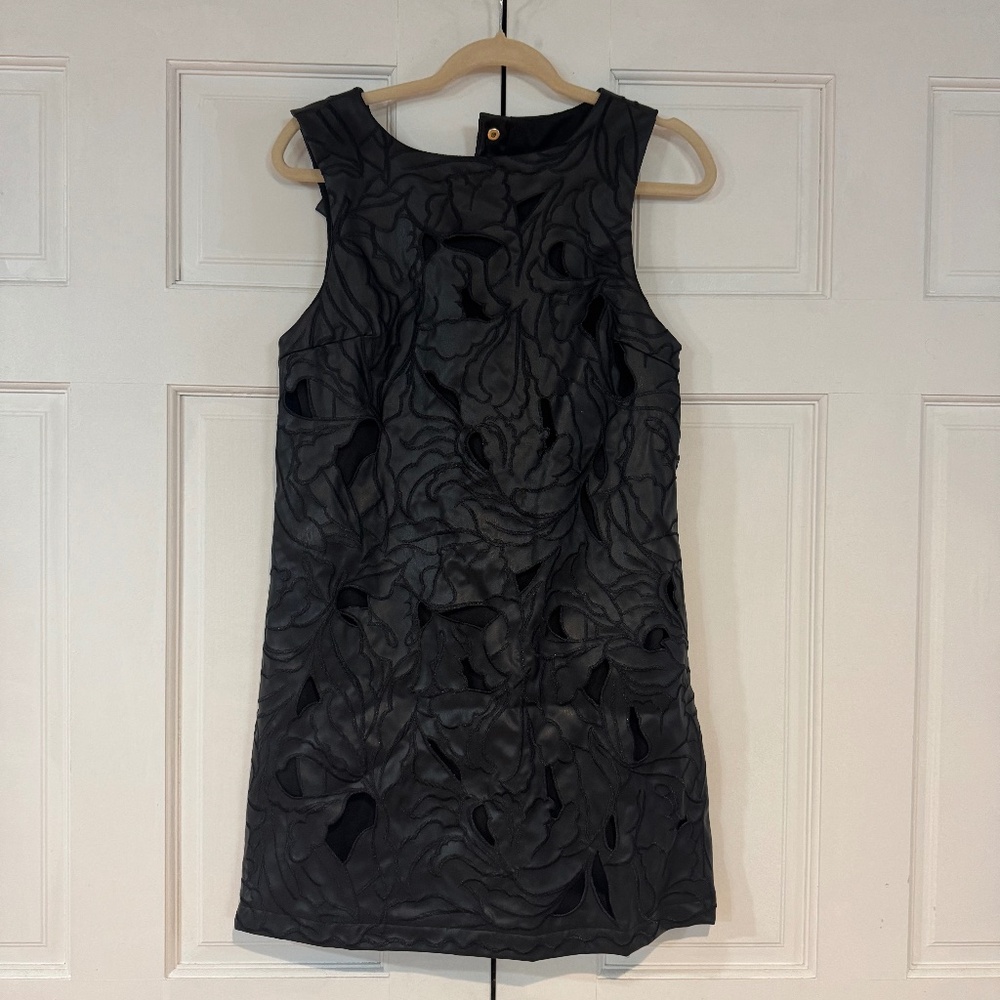 Zara Faux Leather Dress Size XS